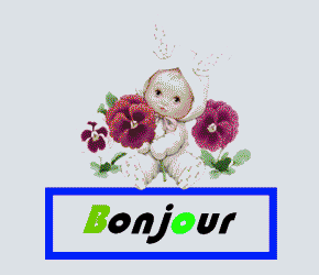 Gif animé bonjour bébé